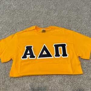 Alpha Delta Pi Yellow Sorority Tee